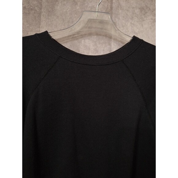 Vintage Crewneck Sweatshirt Adult Sz 2X Black Made In USA Fleece Lined 80's READ - Picture 7 of 11